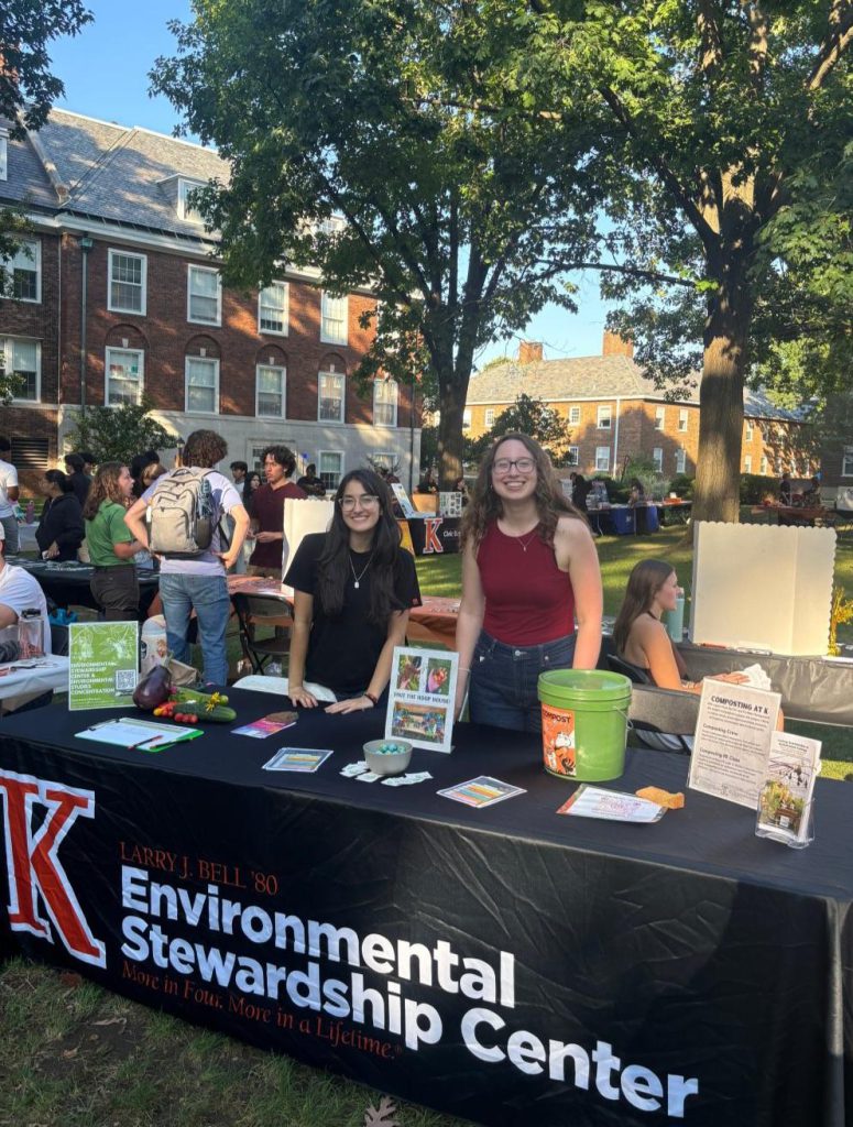 Mia Pierce and Veda Shukla tabling for the ESC